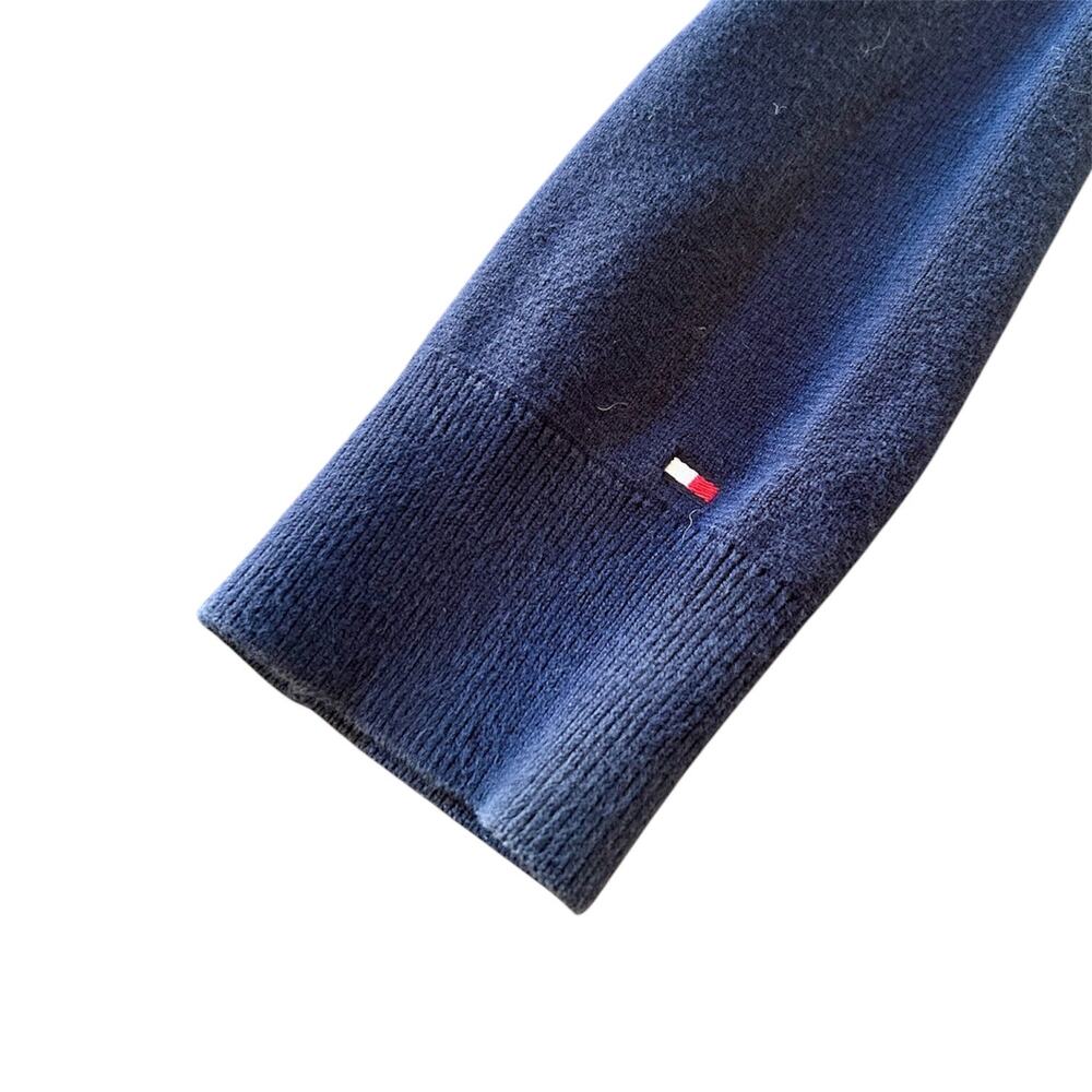 Men’s Tommy Hilfiger Crew Neck Mid-weight Cotton Color Block Americana Sweater - Picture 11 of 11